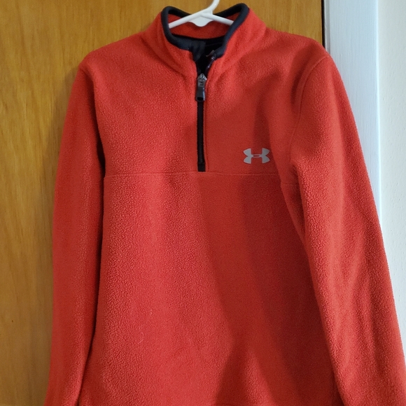 Under Armour boys zip up fleece jacket size 6/7 - Picture 2 of 3